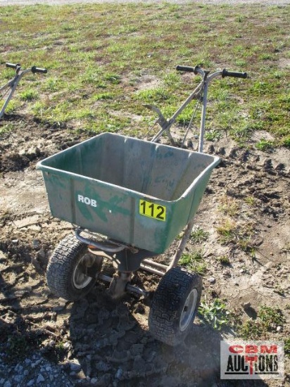Lesco Stainless Steel Fertilizer Push Spreader