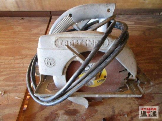 Craftsman 6 1/2" Electric Hand Skill Saw Works