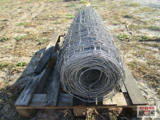 Partial Roll Of Oklahoma Woven Wire 39" 12 1/2 Ga