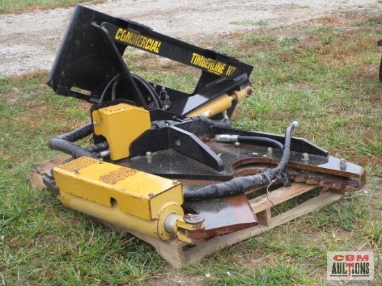 Sidney MFG Commercial Timberline HTC3 14" Skid Steer Tree Shear 110 Degree Hydraulic Rotation