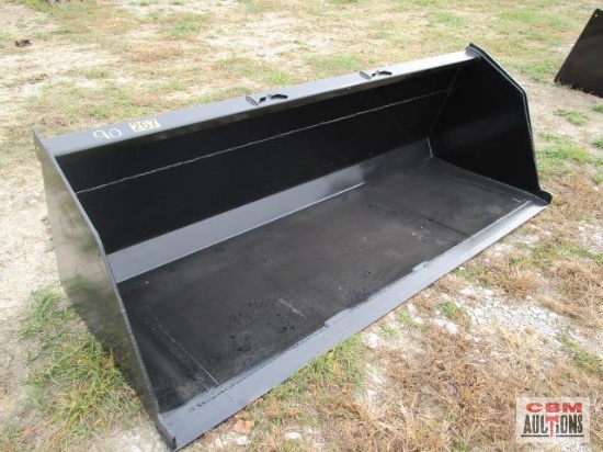 90" Skid Steer High Capacity Snow/Litter /Mulch Smooth Bucket Weighs # 570