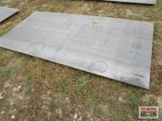 3/8" Plate Steel - Road Plates 60"x120" GR836 Weighs #766