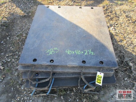 4 Crane Pads 40" x 40" x 2 1/2"