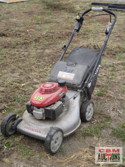 Honda Self Propelled Push Mower With Bagger Runs Needs New Blade
