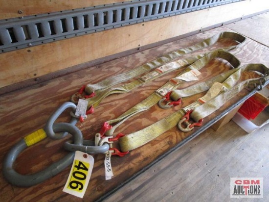 10' 6" Lifting Sling #12,400 D-Ring