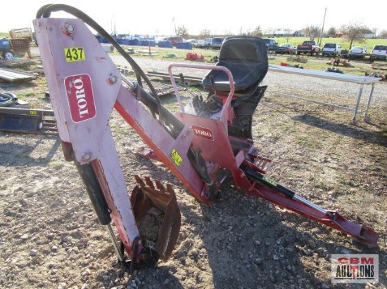 Toro Dingo Backhoe Attachment 12" Bucket, Model 23160 S# 24000164