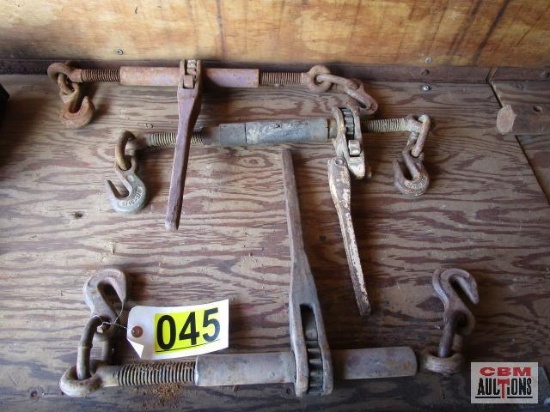 3 Ratchet Chain Binders 5/16"-3/8"