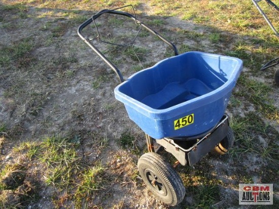 Broadcast Push Fertilizer Spreader