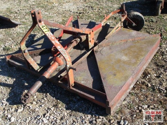 5' Brush Hog Mower 540 Pto Extra Tail Wheel Frame - Shaft In Office