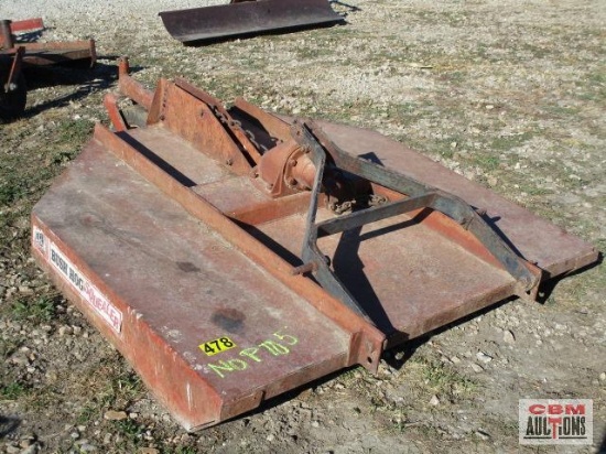 5' 3Pt Brush Hog Squealer Mower NO Pto Shaft