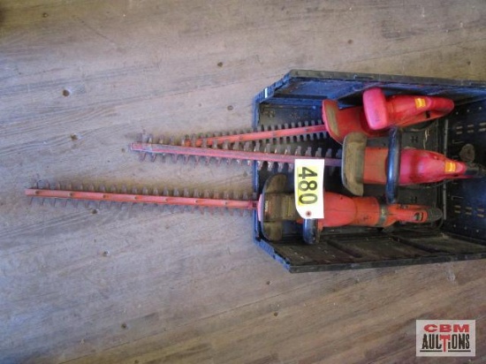 3 Electric Hedge Trimmers Runs