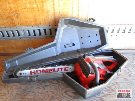 Homelite XL Chainsaw And Case
