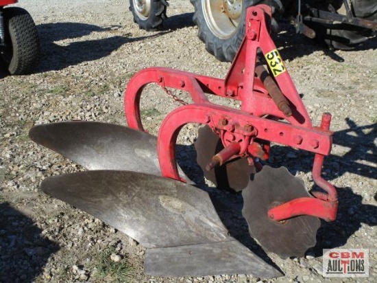 Dearborn 2 Bottom 3 Pt Plow, Model 10-1, S# 47948 Cat 1 On It Cat 2 Drawbar In Office