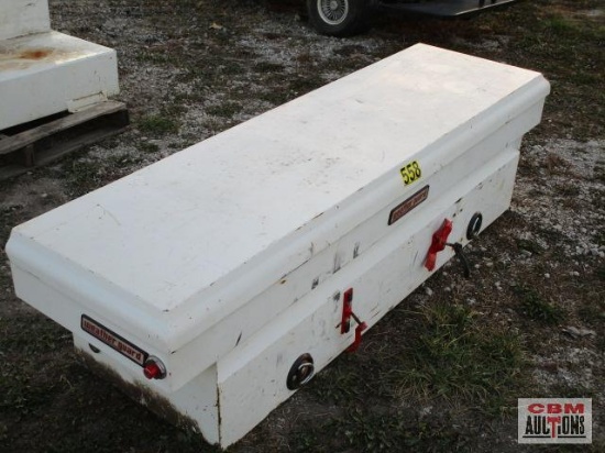 Weather Guard Steel Cross Over Tool Box White