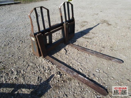 48" Edge Step Thru Skid Steer Pallet Forks