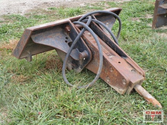2001 Stanley Skid Steer 3570 Concrete Breaker Mounted In Cradle 1211898
