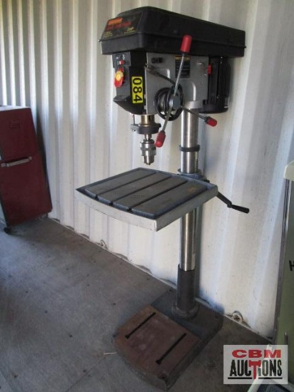 Craftsmen 20" Drill Press, 2 Hp, 12 Spds, 3/4" Chuck, Tilt Table No Chuck Key Works