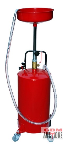 Unused TMG-OD20 20-Gallon Oil Drainer with Evacuation Hose Specifications: Used to drain oil or