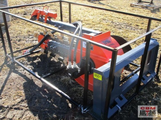 Unused TMG-SDT36 36" Skid Steer Trencher Attachment Specifications: A combination of earth and