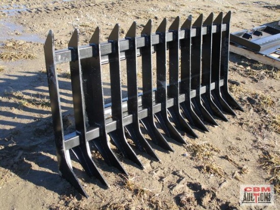 70" Skid Steer Root Rake Weighs #300
