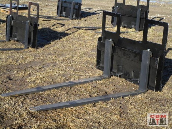 60" Skid Steer Step Thru Pallet Forks Class 2