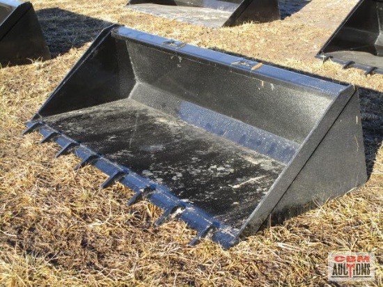 78" Skid Steer Tooth Bucket Weighs #520