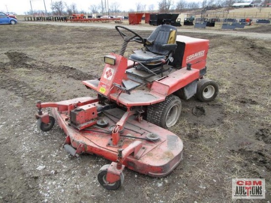 Gravely Promaster 400 Front Mount Mower Kubota Diesel 72" Deck, Been stored inside since removed