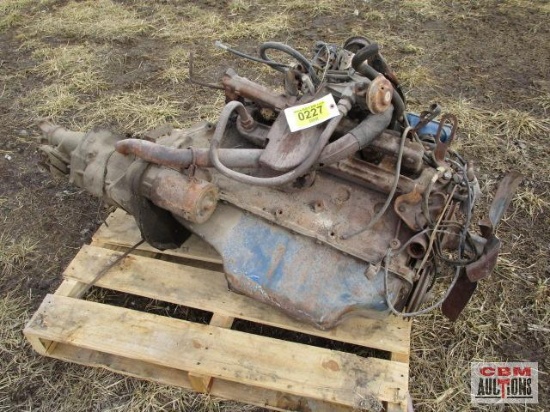 Ford 300 cu Straight 6 Cylinder...With Transmission...