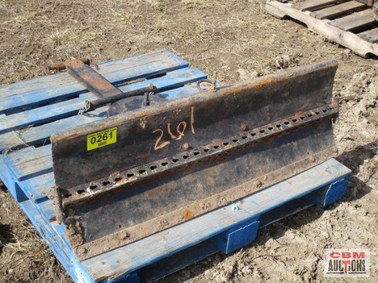 Homemade Garden Tractor Front Snow Blade