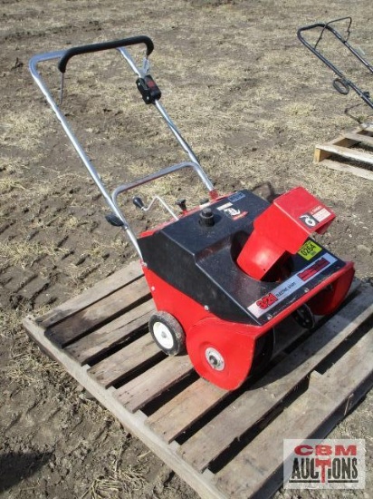 Montgomery Wards 3 Hp 21" Snow Blower Electric Start Seller Said Works