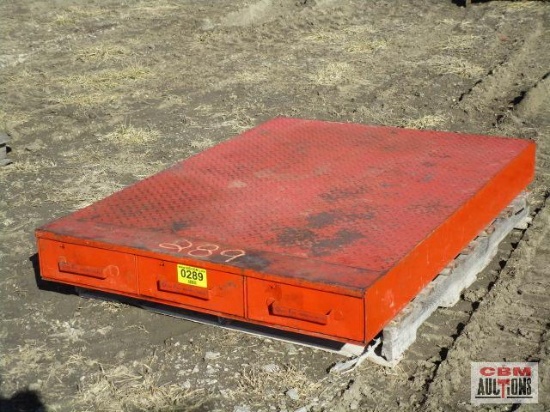 3 Drawer Quick Find Tool Chest 39.5" x 57" Truck Tool Box