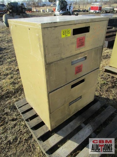 Steel Storage Cabinet 27.5" x 25 x 42"