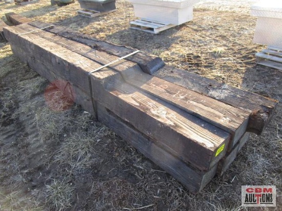 6 - Railroad Timbers 7" x 10" x 9" x 14.5' 6 x Times The Money
