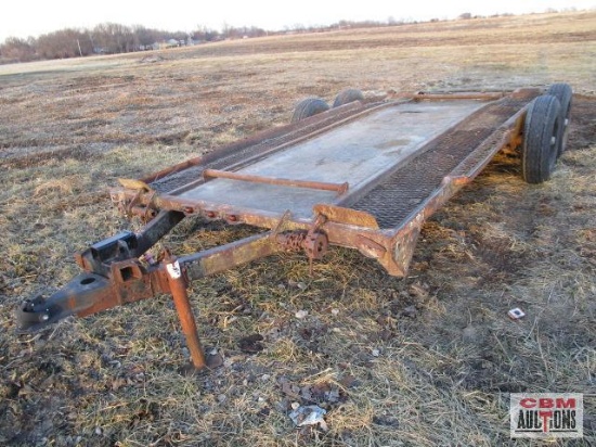 Tandem Axle Car Trailer 75" x 16' Mobile Home Axle Tires & Wheels...