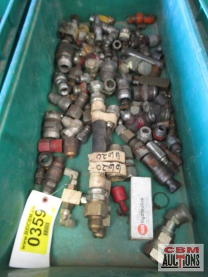 Assorted Mixed Hydraulic...Pipe Fittings Tote Not Included...
