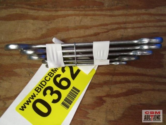 Bundle Of Open Ended SAE Wrenches