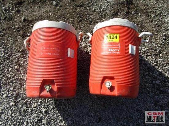 2 - 5 Gal Rubbermaid Water Jugs