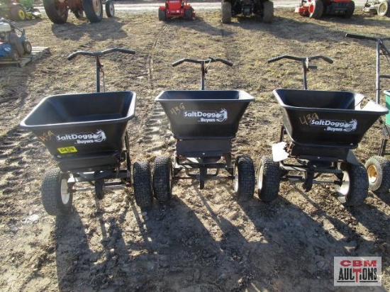 3 - Salt Dogg Broadcast Spreaders 1 - Seems To Works 2 - For Parts...