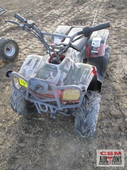 2009 Zejasy...107cc Kid ATV Red & Black Not Running