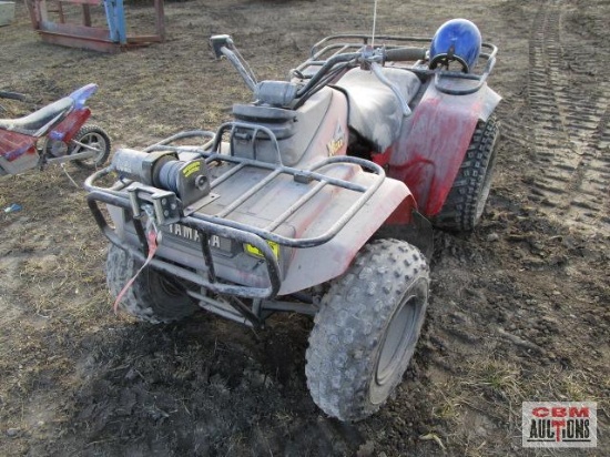 Yamaha Moto 4 ATV, Electric Winch, Not Running