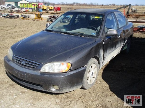 2003 Kia Spectra Passenger Car, VIN # KNAFB121335302564