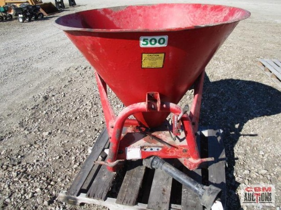 The Hollow, 3pt Cat I,...Broadcast Fertilizer Seeder Spreader 540 Pto...
