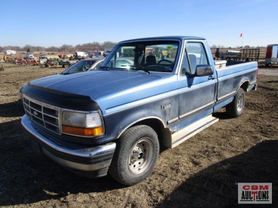 1993 Ford F-150 Pickup Truck, VIN # 2FTEF15N5PCA18561