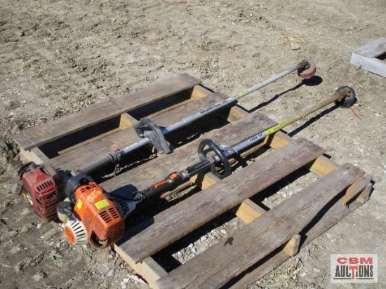 Stihl FS 100RX Weedeater...Hard to Start and Red Max Weedeater for Parts