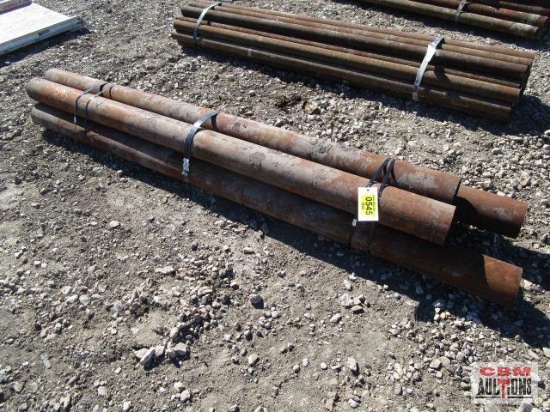 5 - Steel Pipe Posts 5 1/2" x 8'-9' Steel Pipe Posts #15 Per Ft -Possible More Available At Load Out