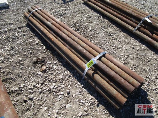 20 Used Drill Stem Pipe...2 7/8" x 8' Steel Pipe Posts #6.5 Per Ft -Possible More Available At Load