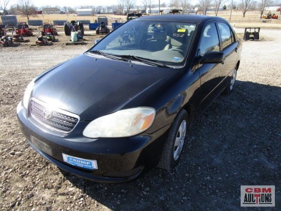 2007 Toyota Corolla Passenger Car, VIN # JTDBR32EX70108712