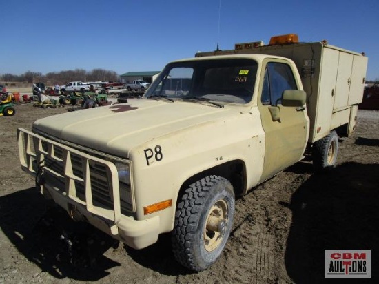 Chevrolet...2500 3/4 Ton 4x4 Diesel With Service Body Built In Generator and Air Compressor. Western