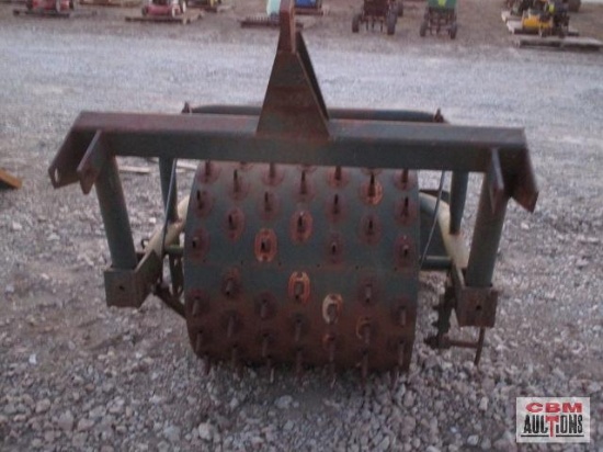 Cushman Rolling Spiker Aerator... 3 Pt, Cat 1, With Weight Box