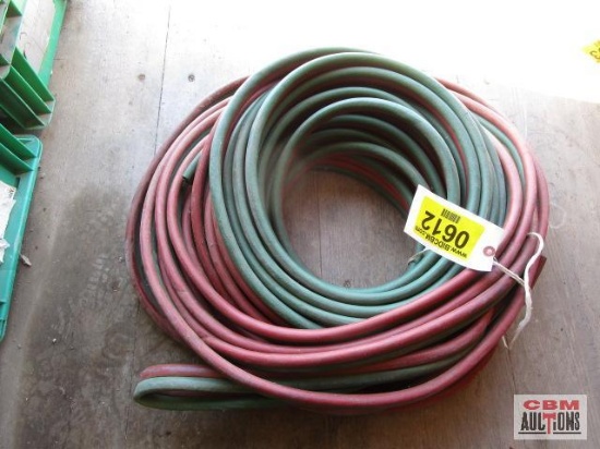 3/8" Oxygen & Acetylene Hose, End Missing
